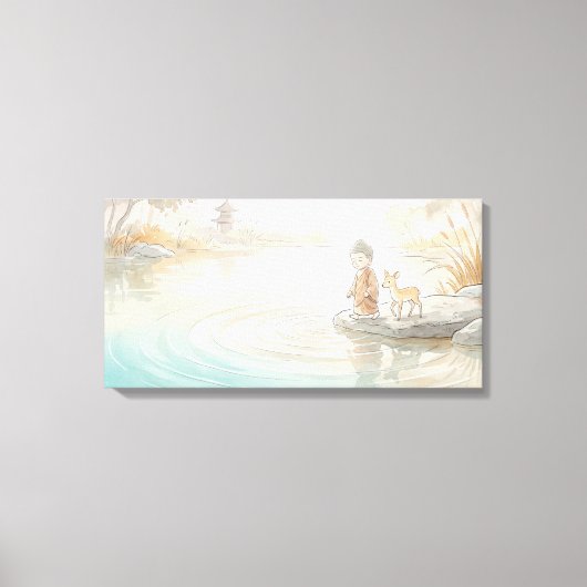 Boeddha Canvas Afdruk (Voorkant)