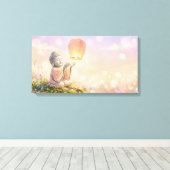 Boeddha Canvas Afdruk (Insitu (Houten vloer))