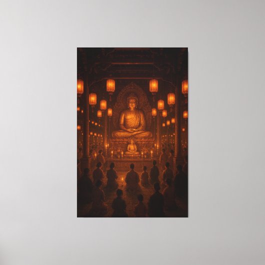 Boeddha Canvas Afdruk (Voorkant)