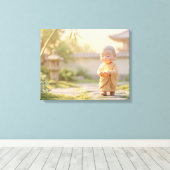 Boeddha Canvas Afdruk (Insitu (Houten vloer))