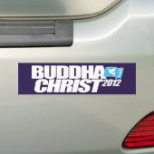 Boeddha Christus 2012 Bumpersticker (Op auto)