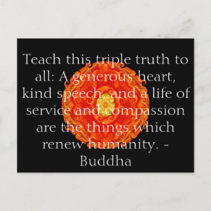 Boeddha-citaat inspireert motivatie briefkaart