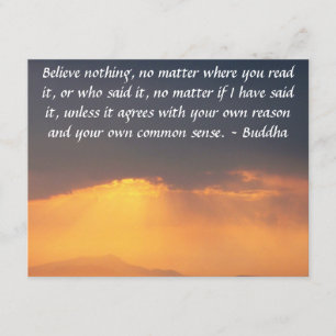 Boeddha-citaat inspireert motivatie kaart