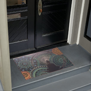 Boeddha, Dot Art Mandala, Meditatie Deurmat