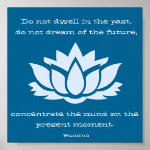 Boeddha Dream Quote Inspirerend Poster