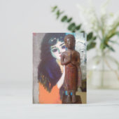 Boeddha en briefkaarten (Staand voorkant)