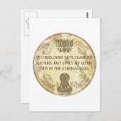 Boeddha Eternal Rule Briefkaart (Voorkant / Achterkant)