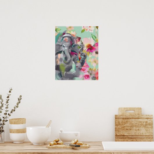 Boeddha Ganesha Art poster (Keuken)
