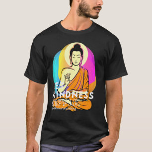 Boeddha Gautama Loving Kindness Ripple Mindfulness T-shirt