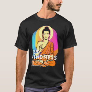 Boeddha Gautama Loving Kindness Ripple Mindfulness T-shirt