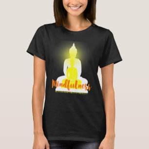 Boeddha Gautama Mindfulness Peace Loopende Kindnes T-shirt
