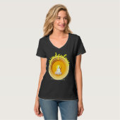Boeddha Gautama Mindfulness Peace Loopende Kindnes T-shirt (Voorkant volledig)