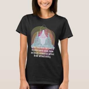 Boeddha Gautama Mindfulness Peace Loopende Kindnes T-shirt