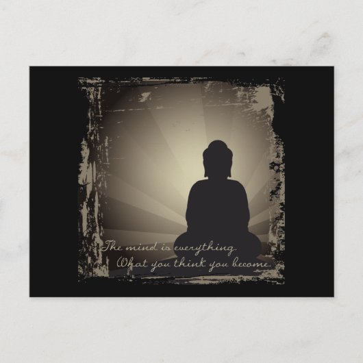 Boeddha-geest is alles briefkaart (Voorkant)