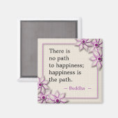 Boeddha geluk citaat magneet (Voorkant / Achterkant)