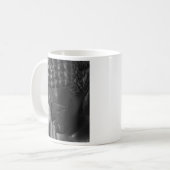 boeddha gezicht , boeddha gezicht koffiemok (Voorkant links)
