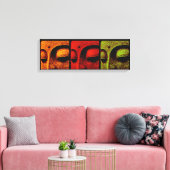 Boeddha Gezichten Triptiek Art Canvas Afdruk (Insitu (Woonkamer))
