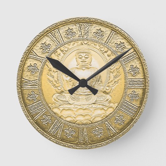 Boeddha  Gold Kijk Ronde Klok (Voorkant)