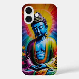 Boeddha Heilige Stralen van Vrede iPhone 16 Hoesje