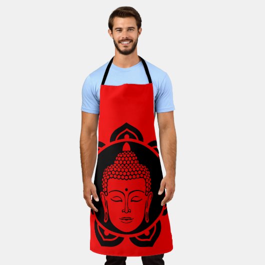 Boeddha Home Decor Schort (Gedragen)