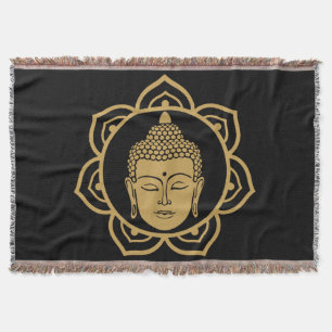 Boeddha hoofd meditatie deken