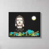 Boeddha Hoofdstandbeeld Canvas Afdruk (Voorkant)