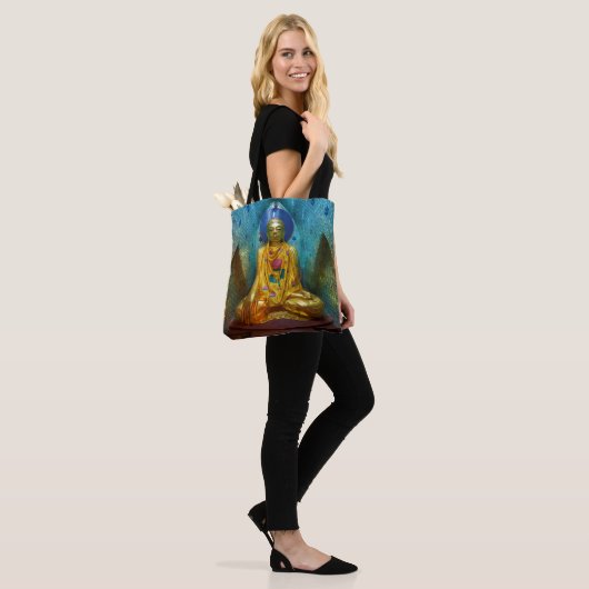 Boeddha in alcohol tote bag (Op model)