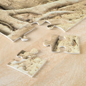 Boeddha in boomstammen legpuzzel (Zijkant)