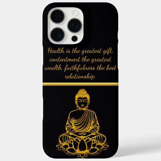 Boeddha in de Lotus Pose Case-Mate iPhone Case (Achterkant)