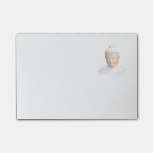 Boeddha in het wit Serene-medium en kalm Post-it® Notes