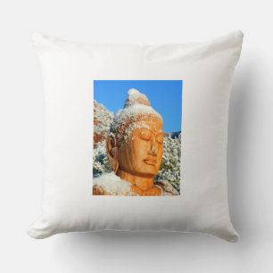 Boeddha in Snow Pillow Kussen