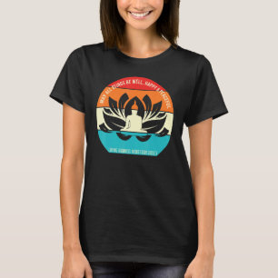 Boeddha Loving Kindness Retro Mindfulness Meditate T-shirt