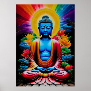 Boeddha Luminous Awakening Poster