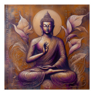 BOEDDHA MEDITATIE AP #7 PERFECT POSTER