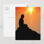 Boeddha-Meditatie Briefkaart (Voorkant / Achterkant)
