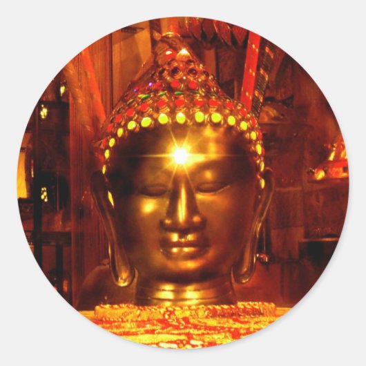 Boeddha Meditatie Stickers (Voorkant)