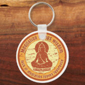 Boeddha Meditation Wisdom Sleutelhanger (Voorkant)