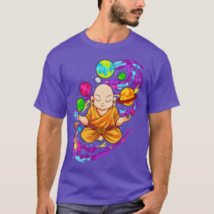 Boeddha mediteren yoga zen universum t-shirt