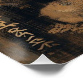 BOEDDHA MEDITERENDE ACRYLSCHILDERIJ #1 PERFECT POSTER (Hoek)