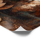 BOEDDHA METALLIC SCHILDERKUNST #12 PERFECT POSTER (Hoek)