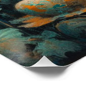 BOEDDHA METALLIC SCHILDERKUNST #5 PERFECT POSTER (Hoek)