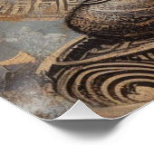 BOEDDHA METALLIC SCHILDERKUNST #8 PERFECT POSTER (Hoek)