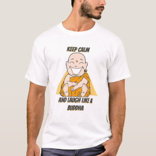 boeddha monk Namaste boeddhisme houdt kalm en hoes T-shirt