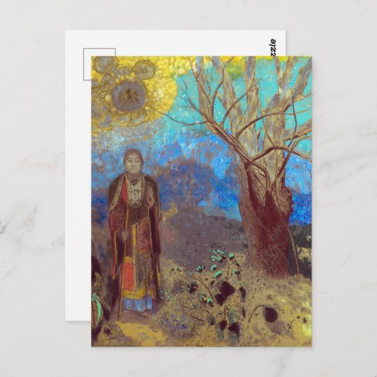 Boeddha | Odilon Redon | Briefkaart (Voorkant / Achterkant)