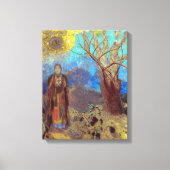 Boeddha | Odilon Redon | Canvas Afdruk (Voorkant)