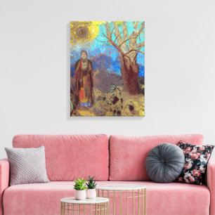 Boeddha Odilon Redon Canvas Afdruk