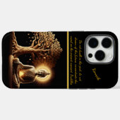 Boeddha onder een gloeiende boom Case-Mate iPhone case (Achterkant (horizontaal))