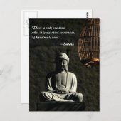 Boeddha ontwaakt briefkaart (Voorkant / Achterkant)