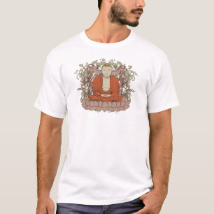 Boeddha op Lotus Flower T-shirt