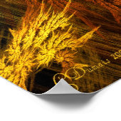 Boeddha-Poster Poster (Hoek)